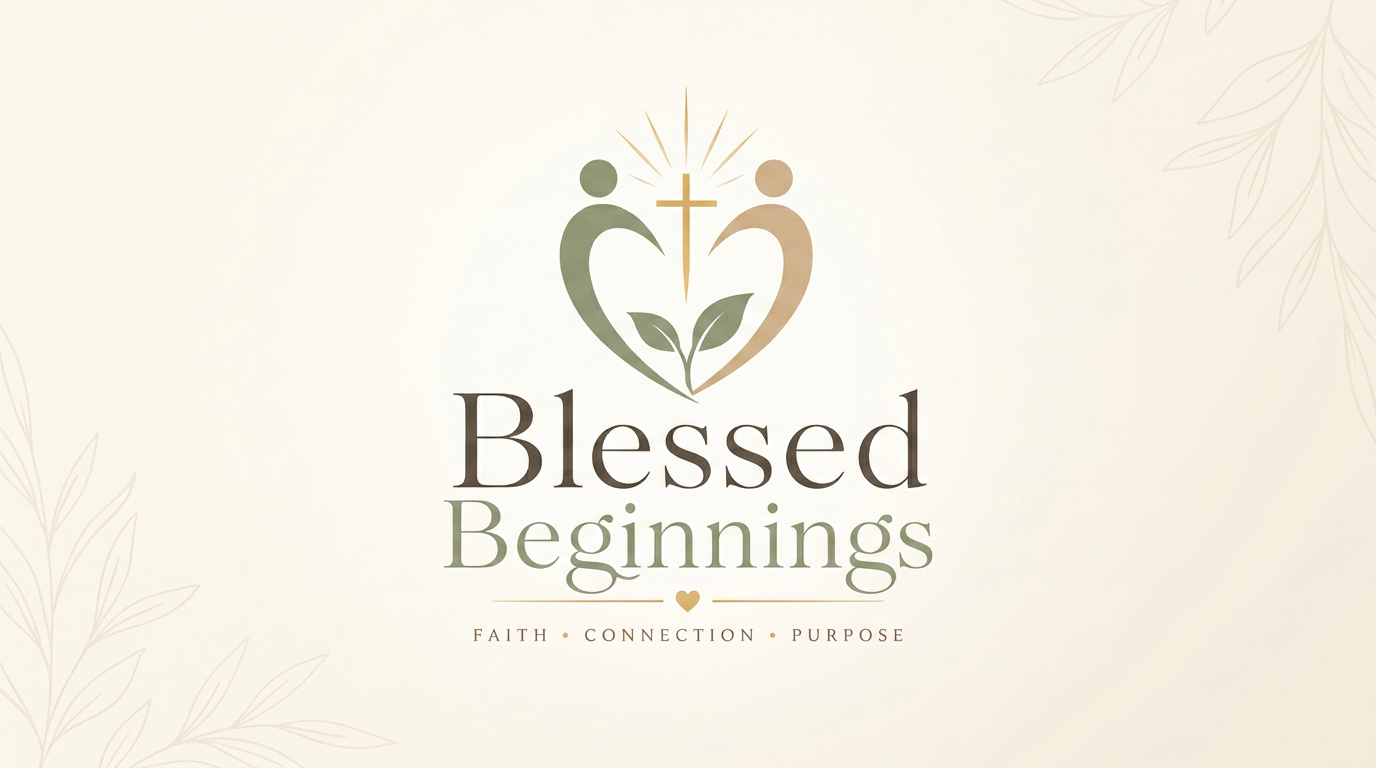 Blessed Beginnings logo — Faith, Connection, Purpose